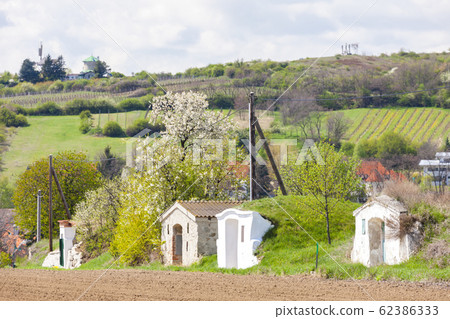 Wine cellar near Retz, Austria 62386333