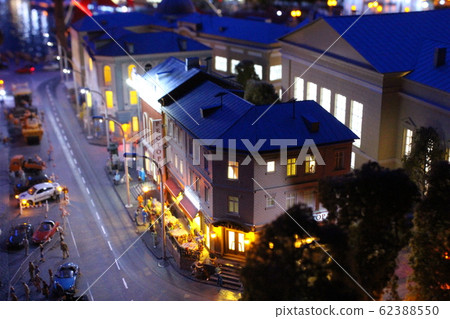 Toy city in a small size, very beautiful 62388550