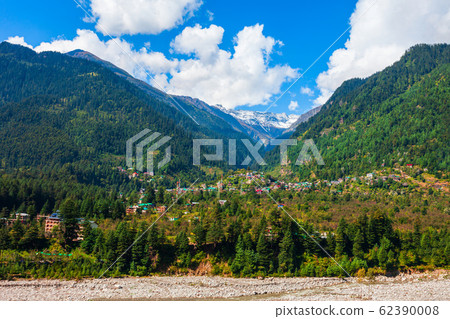 Beas river valley near Manali, India 62390008