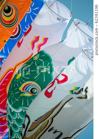 [相模河游泳鯉魚飄帶] 62391196