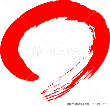 Oval red letter - Stock Illustration [62391935] - PIXTA