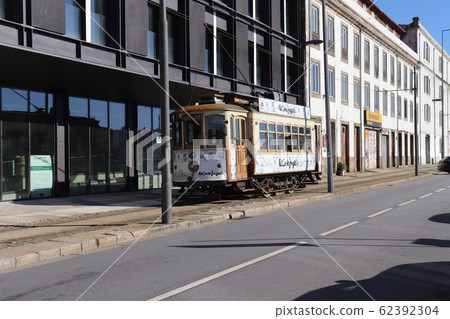 Old tram in Porto-Portugal 62392304