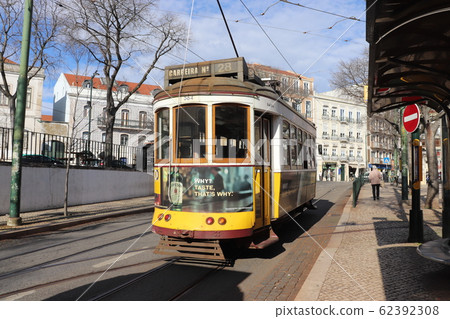 Lisbon tram Portugal Alfama 62392308