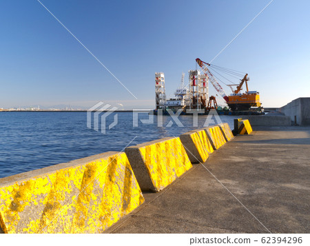 西宮沉箱,西宮海灘很長的防波堤(漁場) 西宮沉箱,西宮海灘很長的防波堤(漁場) 62394296