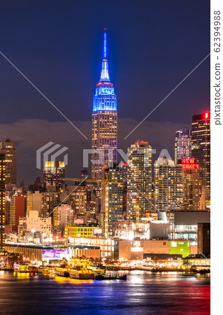 《紐約》從漢密爾頓公園欣賞曼哈頓夜景 62394988