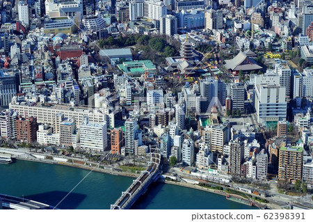 Around Asakusa (From Tokyo Sky Tree) Around Asakusa (From Tokyo Sky Tree) 62398391