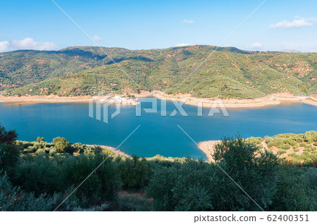Greece, island of Crete, town near the lake 62400351