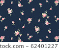 Seamless rose pattern hand-drawn style 62401227