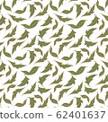 trendy 2020 fabric vintage colors seamless pattern, daisy vector background 62401637