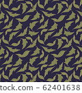 trendy 2020 fabric vintage colors seamless pattern, daisy vector background 62401638