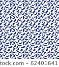 trendy 2020 fabric vintage colors seamless pattern, leaves vector background 62401641