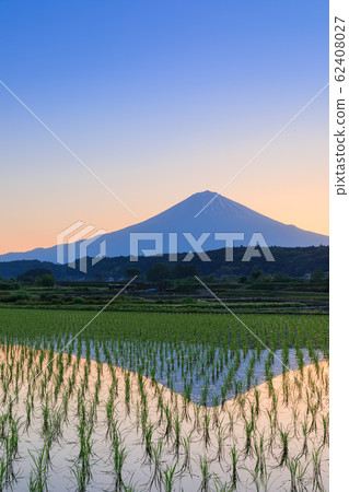 Fuji Shizuoka_sunrise scenery Fuji Shizuoka_sunrise scenery 62408027
