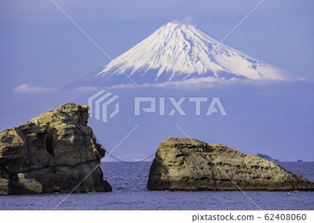 (Shizuoka Prefecture) Kumomi Gyu-Iki, Mt. Fuji over the sea (Shizuoka Prefecture) Kumomi Gyu-Iki, Mt. Fuji over the sea 62408060