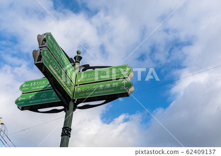 Information board of Hakodate City, Hokkaido 62409137