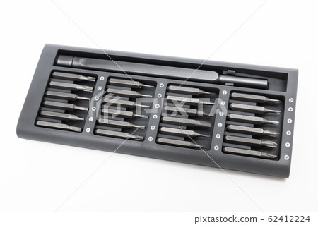 screwdriver set on white background 62412224