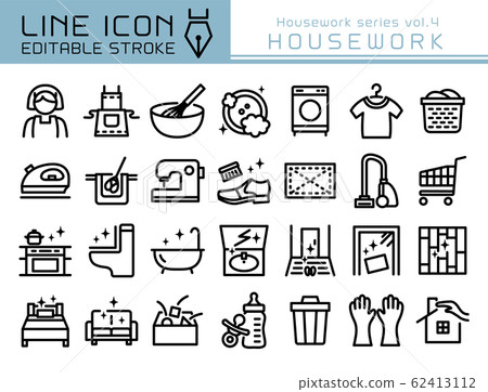 線圖標家務系列第4卷家務 62413112