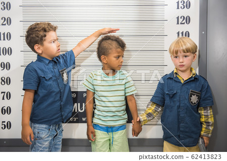 Police station in kids entertainment center. Police station in kids entertainment center. 62413823