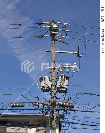 Transformer on pole (post-pole transformer) 62414912