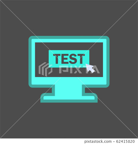 computer test icon - Stock Illustration [62415820] - PIXTA