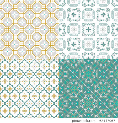 Moroccan arabic seamless pattern. Traditional Arabic Islamic background decorative design. 62417067