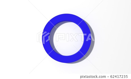 藍色圓圈正確答案正確背景素材 62417235