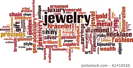 Jewelry word cloud 62418588
