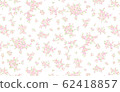 Seamless hand-painted roses 62418857