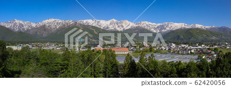 Hakuba Mountain Range on a sunny day in May Hakuba Mountain Range on a sunny day in May 62420056
