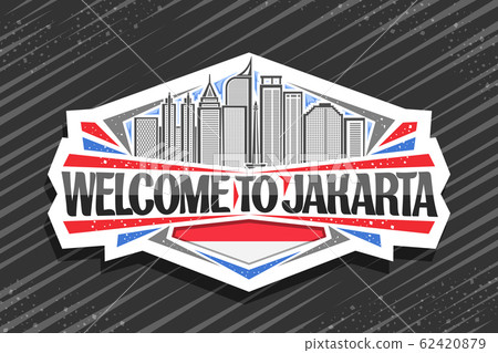 Vector logo for Jakarta 62420879