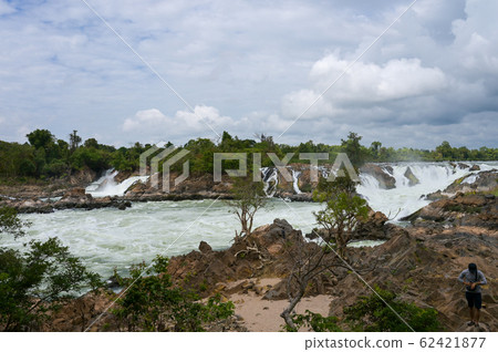 Khone Pha Pheng waterfall, is famous waterfall in Khone Pha Pheng waterfall, is famous waterfall in 62421877