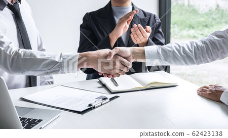 Successful job interview, Image of Boss employer 62423138
