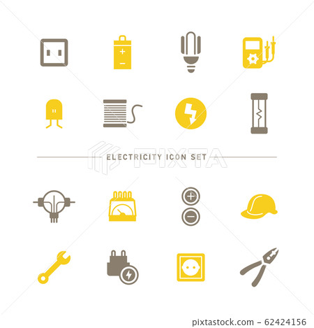 electricity, icon, icons 62424156