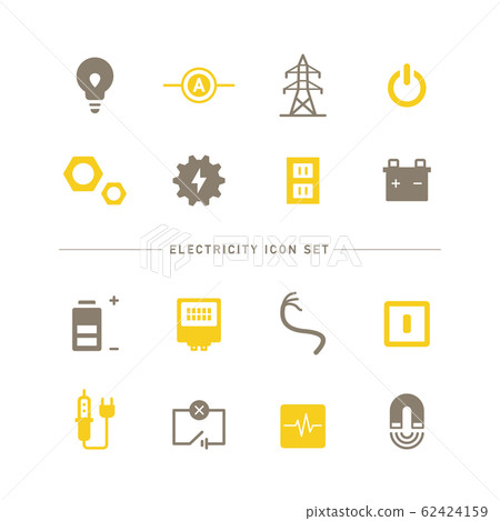 electricity, icon, icons 62424159