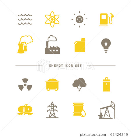 energy, energies, icon - Stock Illustration [62424249] - PIXTA