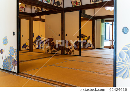 Tatami and bran at Shoren-in Temple, Kyoto 62424616