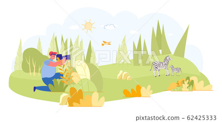 Journalist or Animal Photo Artist Shooting Animals Journalist or Animal Photo Artist Shooting Animals 62425333