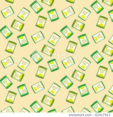Potato chips seamless pattern 62427913