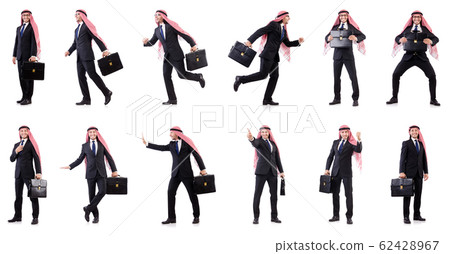 Arab man isolated on the white Arab man isolated on the white 62428967