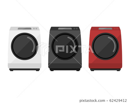 Illustration of drum type washing machine 62429412