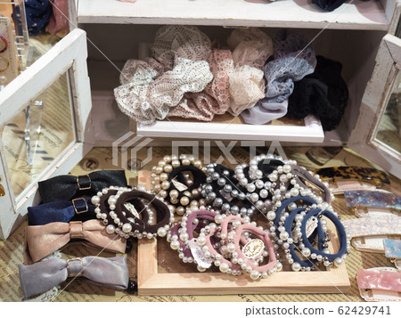 Hair accessories section Hair accessories section 62429741