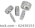 Group of Diamond wedding engagement RIngs 62430153
