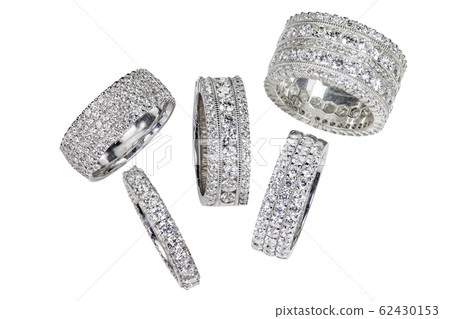Group of Diamond wedding engagement RIngs 62430153