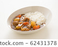 Curry and rice  62431378