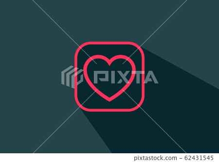 Favorites icon, Heart, Love sign symbol, Bookmark symbol, button Favorites icon, Heart, Love sign symbol, Bookmark symbol, button 62431545
