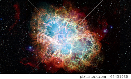 The Crab Nebula is a supernova remnant. Elements of this image furnished by NASA The Crab Nebula is a supernova remnant. Elements of this image furnished by NASA 62431986