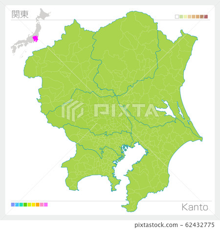 Map of Kanto, Kanto (green) 62432775