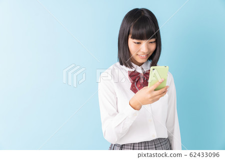 女學生製服智能手機 女學生製服智能手機 62433096