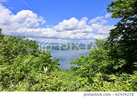 Lake Towada seen from Shimei Mio Observatory 62434238