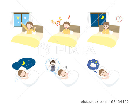 Bedtime situation women 62434592