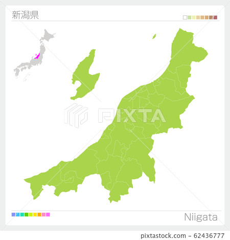 新潟縣新潟市地圖（市/區） 62436777